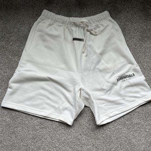 Fear of God Essentials Sweat Shorts White